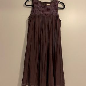 Dark purple dress from the Loft
